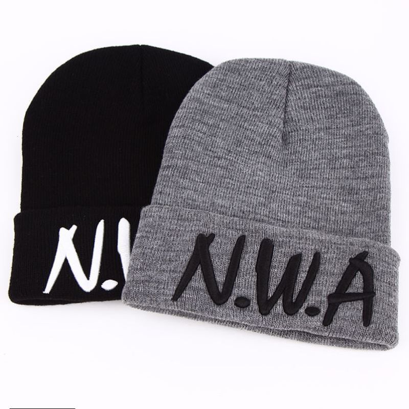 Nieuw Skullies Mutsen Gangsta Nwa Gebreide Wintermutsen