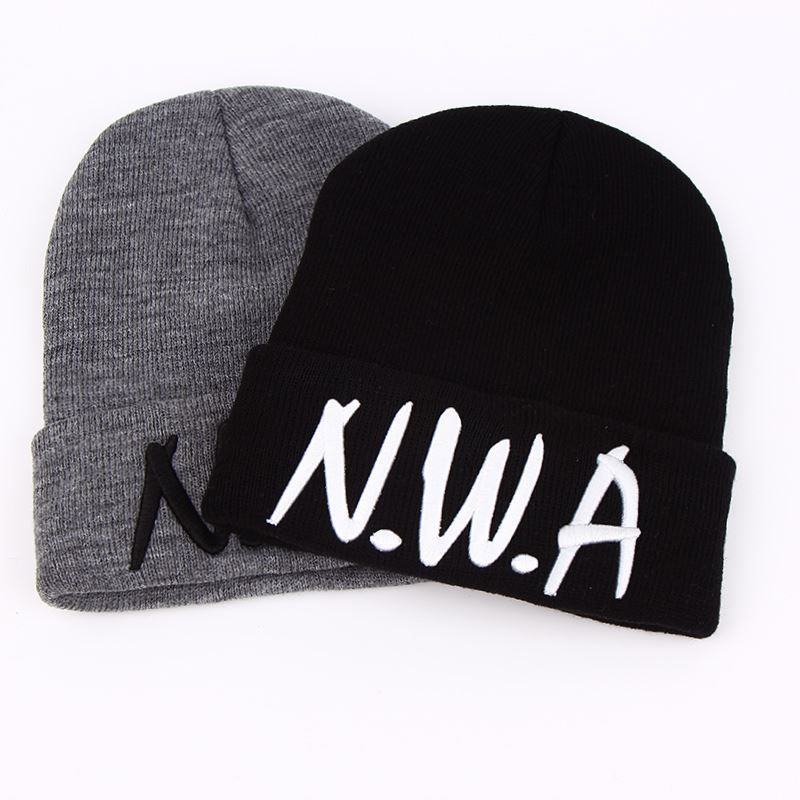 Nieuw Skullies Mutsen Gangsta Nwa Gebreide Wintermutsen