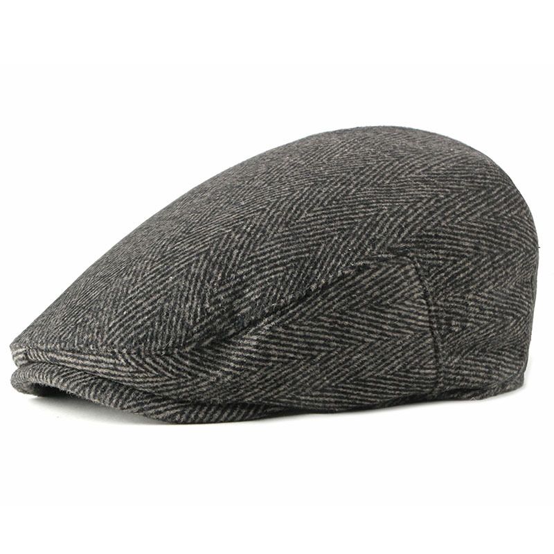 Nieuwe Stijl Hoed Mannelijke Britse Retro Wollen Baret Casual