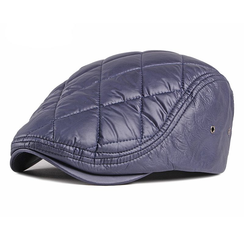 Outdoor Leisure Katoenen Hoed Plus Fluwelen Dikke Britse Retro Baret