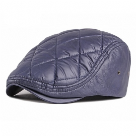 Outdoor Leisure Katoenen Hoed Plus Fluwelen Dikke Britse Retro Baret