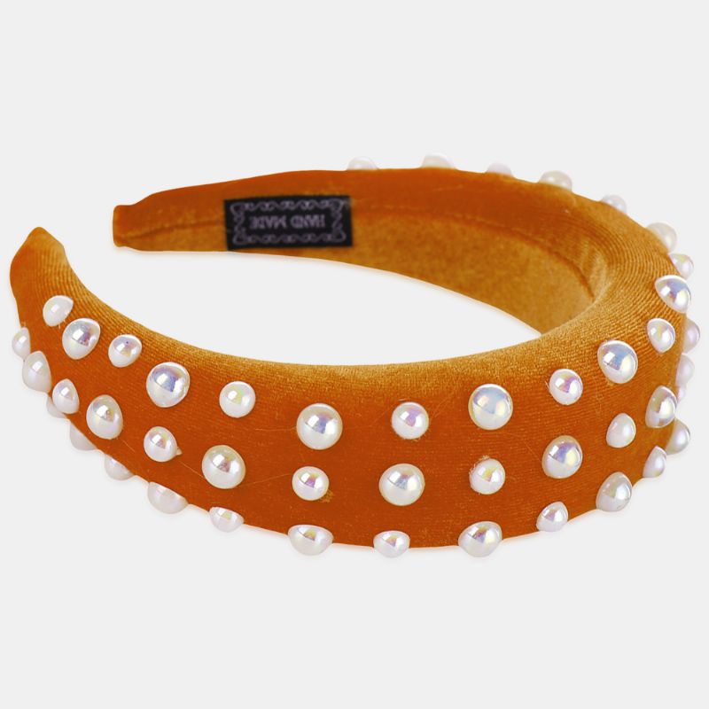 Pearl Sponge Hoofdband Veelkleurige Dames Hoofdband