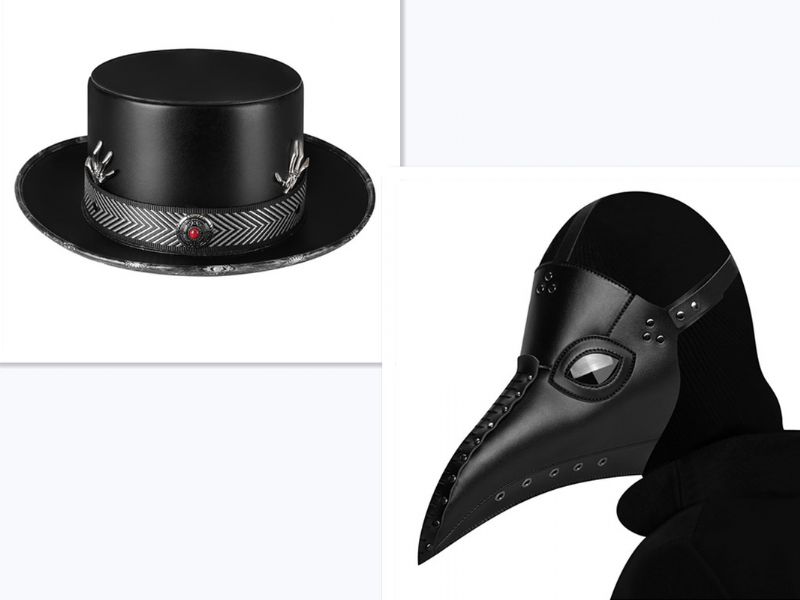 Plague Doctor Dome Magische Hoed Gentleman Hoge Hoed