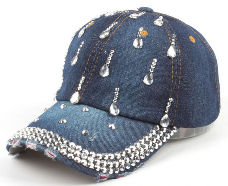 Regendruppels Met Diamanten En Diamanten Mode Outdoor Cap Baseballcap