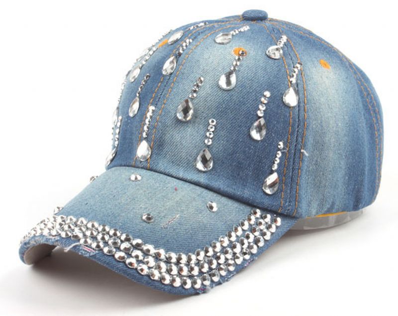 Regendruppels Met Diamanten En Diamanten Mode Outdoor Cap Baseballcap