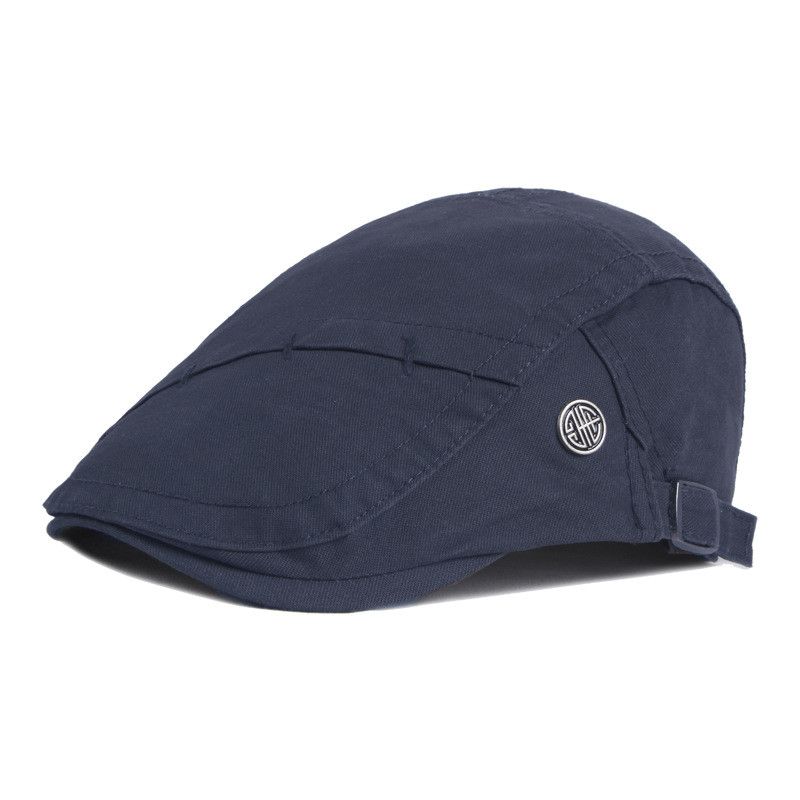 Retro Literaire Casual Persoonlijkheid Gestikte Baret