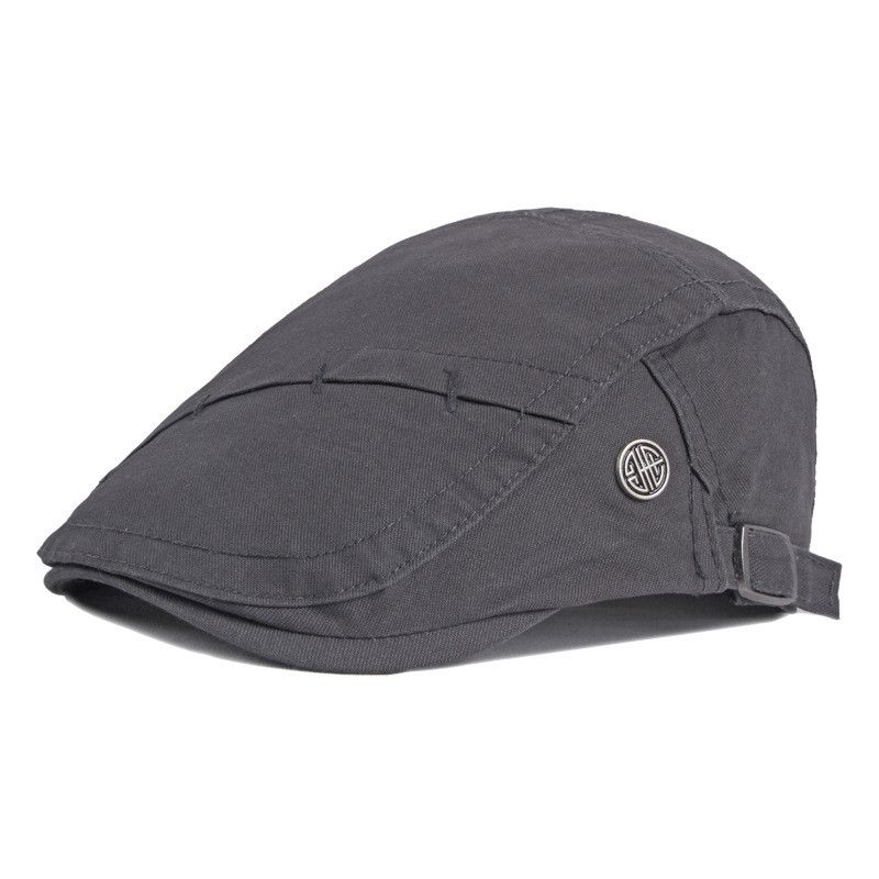 Retro Literaire Casual Persoonlijkheid Gestikte Baret