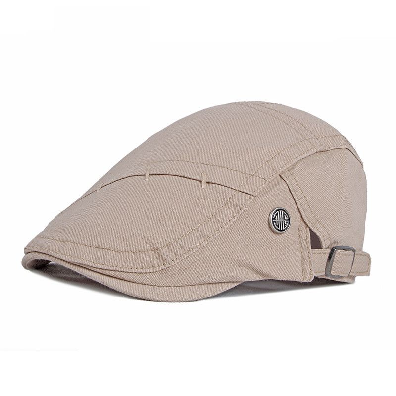 Retro Literaire Casual Persoonlijkheid Gestikte Baret