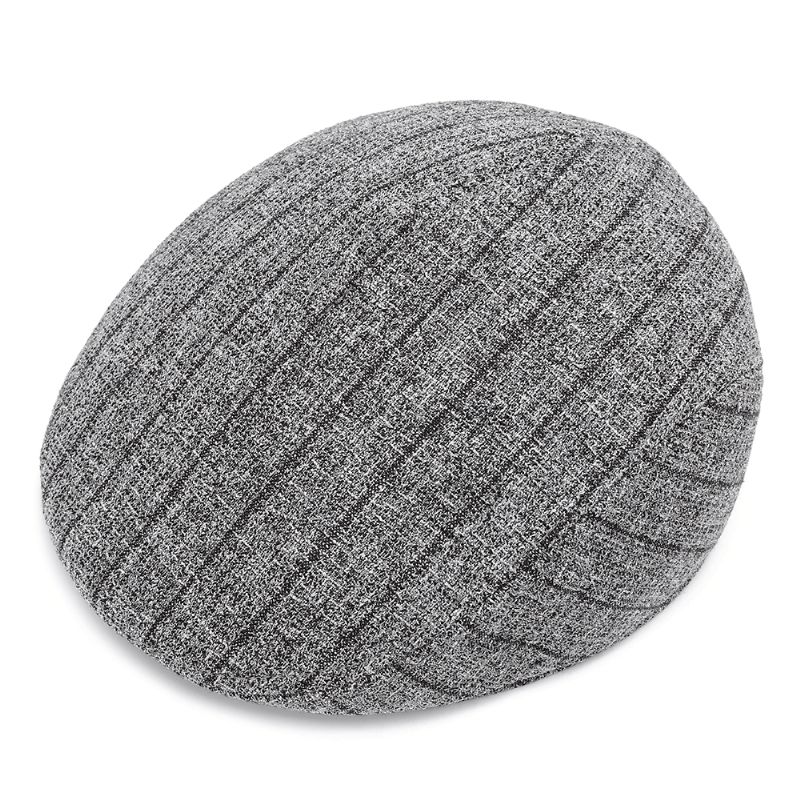 S/m/l Streep Vader Casual Baret Hoed Van Middelbare Leeftijd Comfortabel Linnen Old Mannen Forward Caps