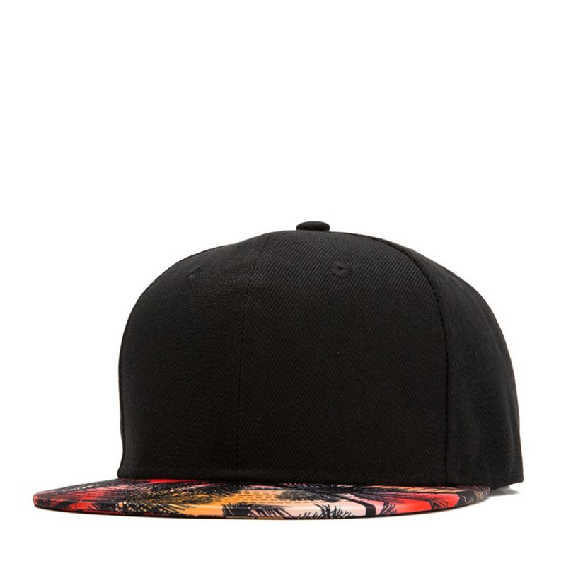 Tropische Wind Kokosnoot Platte Hoed Blad Hip Hop Hoed Baseball Cap