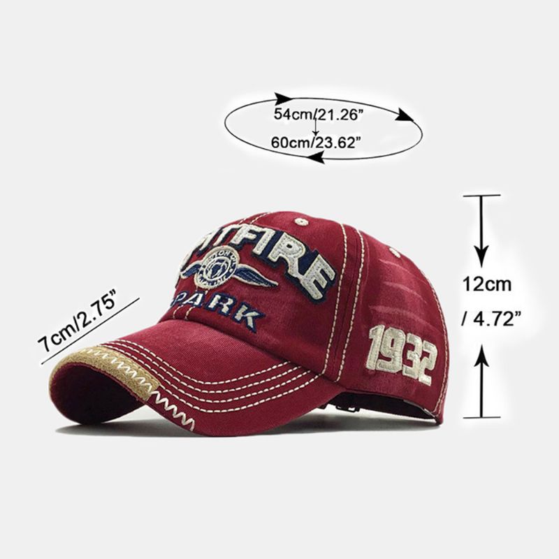 Unisex Driedimensionale Letters Geborduurde Baseballcap Gebogen Rand Verstelbare Zonnescherm Hoed