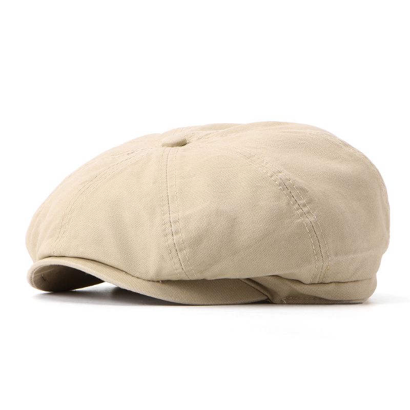 Unisex Effen Kleur Eenvoudige Katoenen Baret Caps