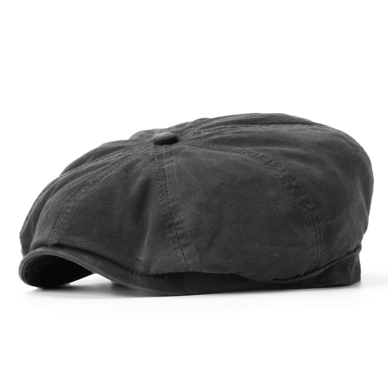 Unisex Effen Kleur Eenvoudige Katoenen Baret Caps