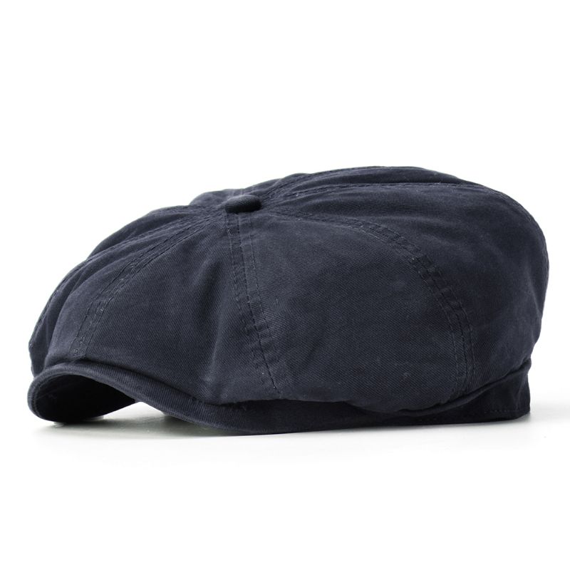 Unisex Effen Kleur Eenvoudige Katoenen Baret Caps