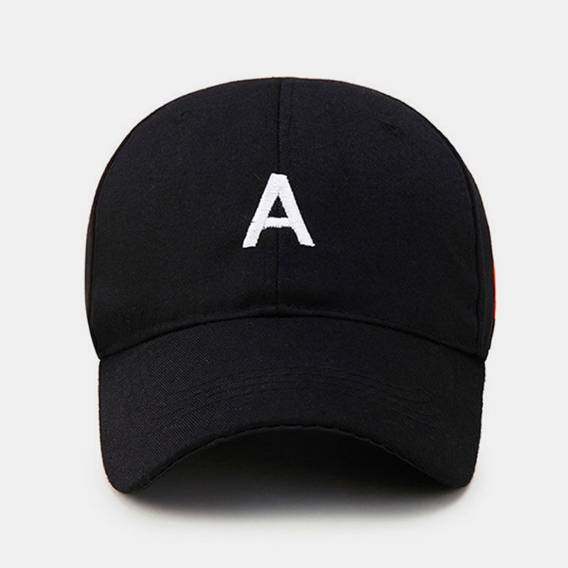 Unisex Letter A Love Heart Pattern Zonnehoed Outdoor Casual Zonnescherm Baseball Caps