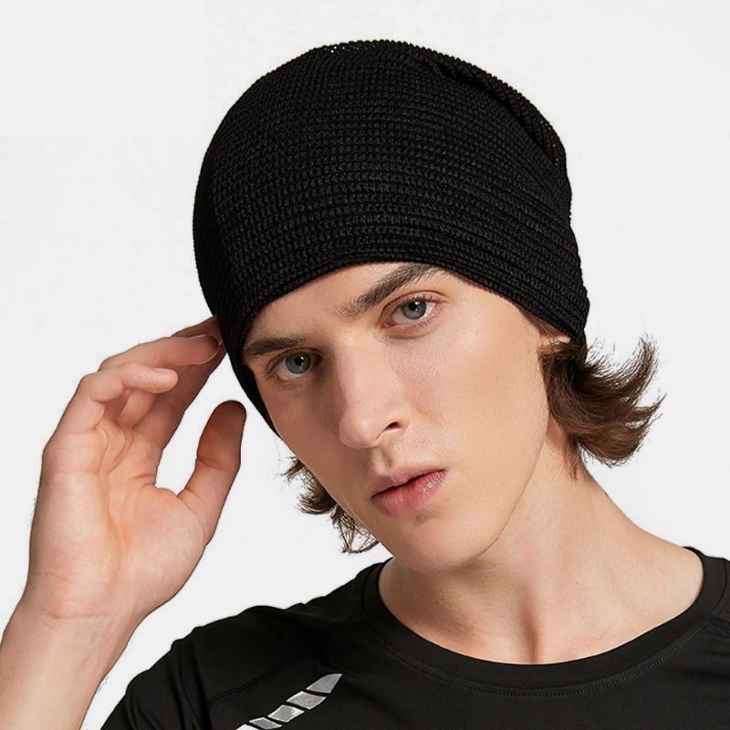 Unisex Multifunctioneel Mesh Ademend Zweetabsorberend Hiphop Sport Hoofdband Sjaal Beanie Hoed