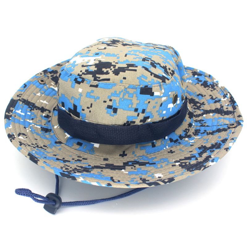 Vrije Tijd Jungle Ronde Hoed Bergbeklimmen Vissen Camouflage Penny Hat