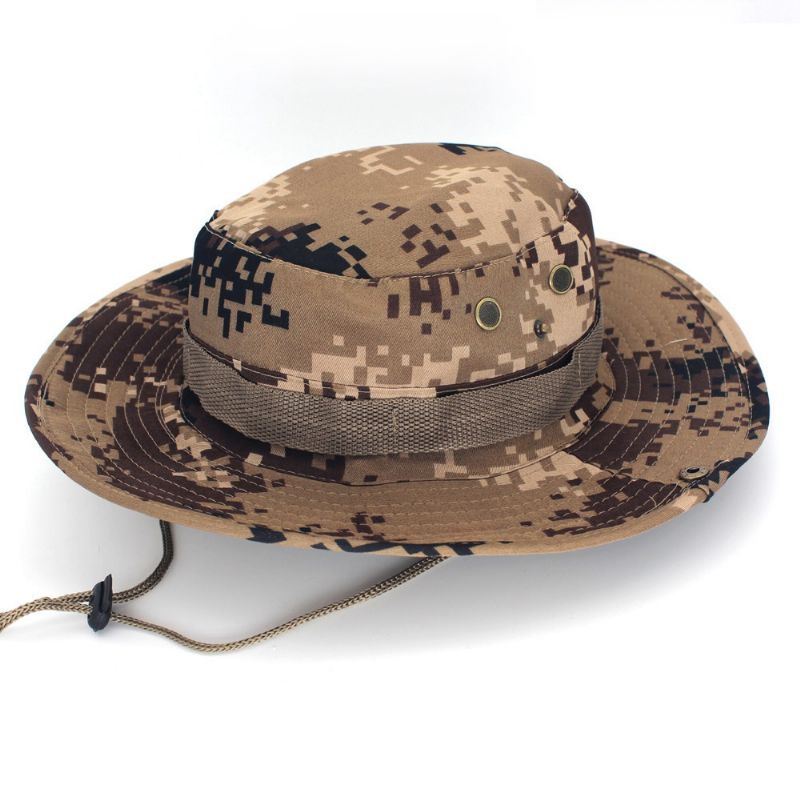 Vrije Tijd Jungle Ronde Hoed Bergbeklimmen Vissen Camouflage Penny Hat