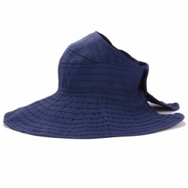 Vrouwen Opvouwbare Zon Beschermende Strand Hoed Zomer Outdoor Tuinieren Anti-uv Brede Rand Vizier Cap