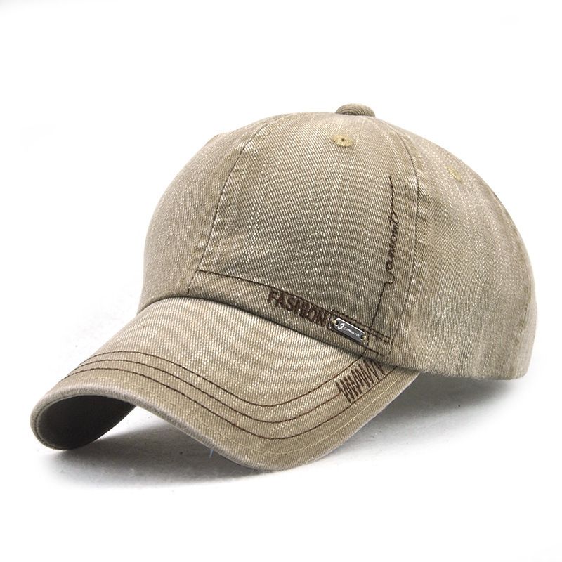 Was De Oude Baseballcap Kleur Eenvoudige Vrijetijdspet Voor Heren En Dames