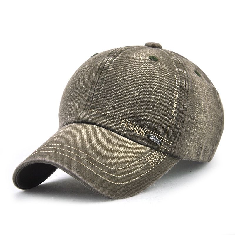 Was De Oude Baseballcap Kleur Eenvoudige Vrijetijdspet Voor Heren En Dames