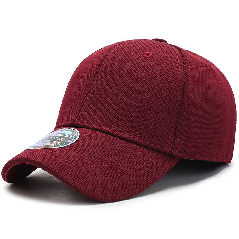 Zomer Ademende Stretch Hoeden Gemonteerd Effen Kleur Baseball Cap Outdoor