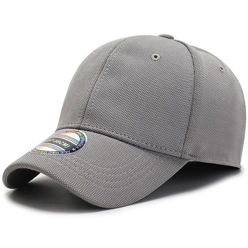 Zomer Ademende Stretch Hoeden Gemonteerd Effen Kleur Baseball Cap Outdoor