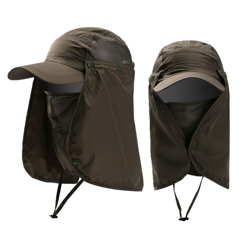 Zonbescherming Cover Gezicht Vizier Outdoor Vissen Hoed Zomer Sneldrogende Cap Ademende Hoed Baseball Cap