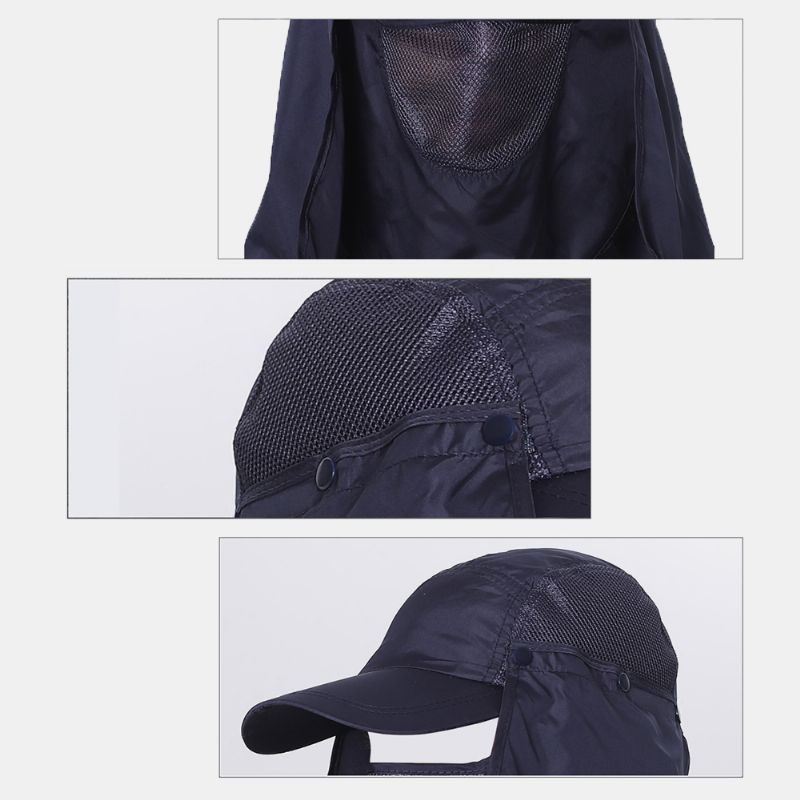 Zonbescherming Cover Gezicht Vizier Outdoor Vissen Hoed Zomer Sneldrogende Cap Ademende Hoed Baseball Cap