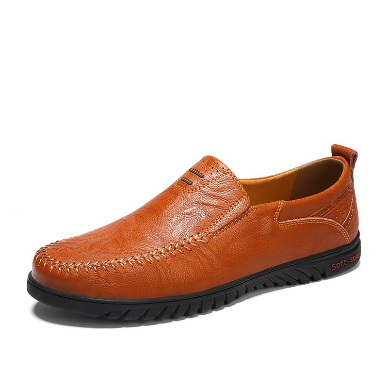 Antislip Casual Zakelijke Wandelschoenen Van Leer