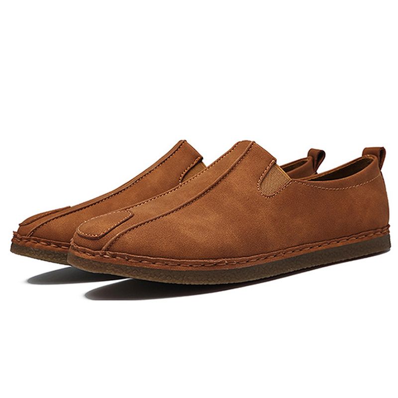 Comfortabele Suède Loafers Met Zachte Zool Voor Heren