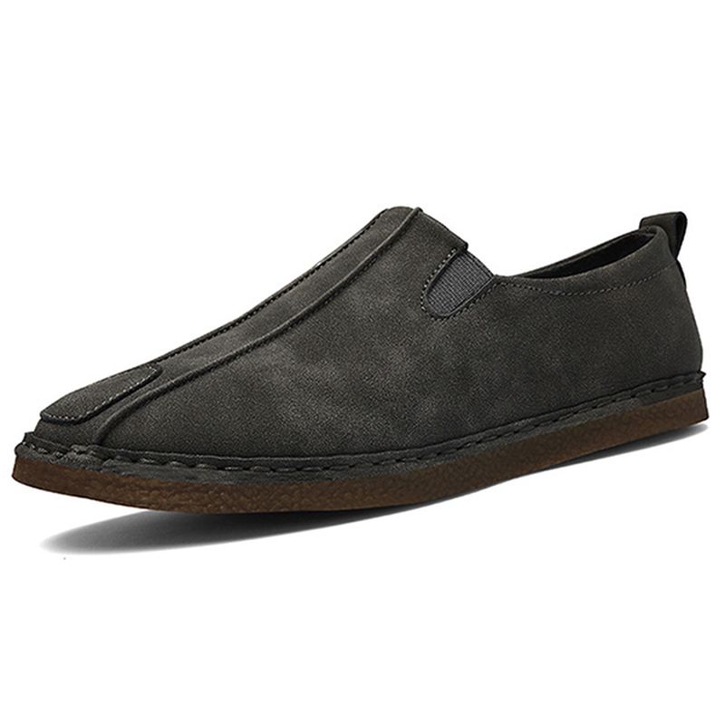 Comfortabele Suède Loafers Met Zachte Zool Voor Heren