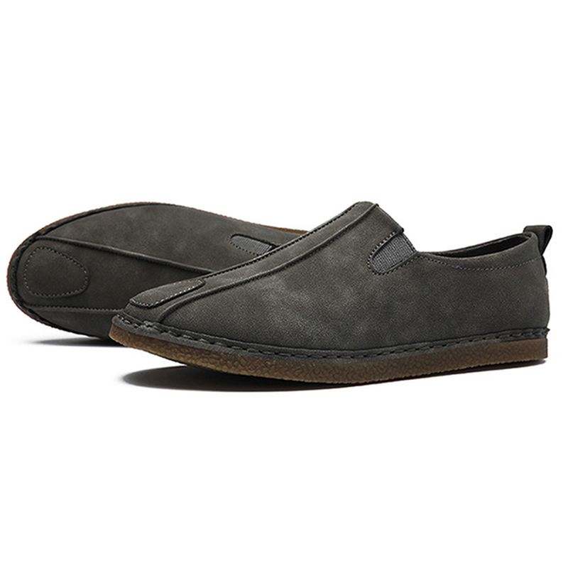 Comfortabele Suède Loafers Met Zachte Zool Voor Heren