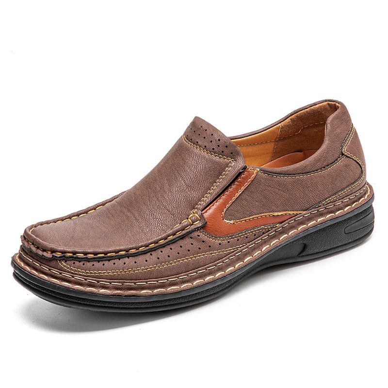 Heren Mesh Ademend Antislip Soft Sole Slip-on Casual Schoenen