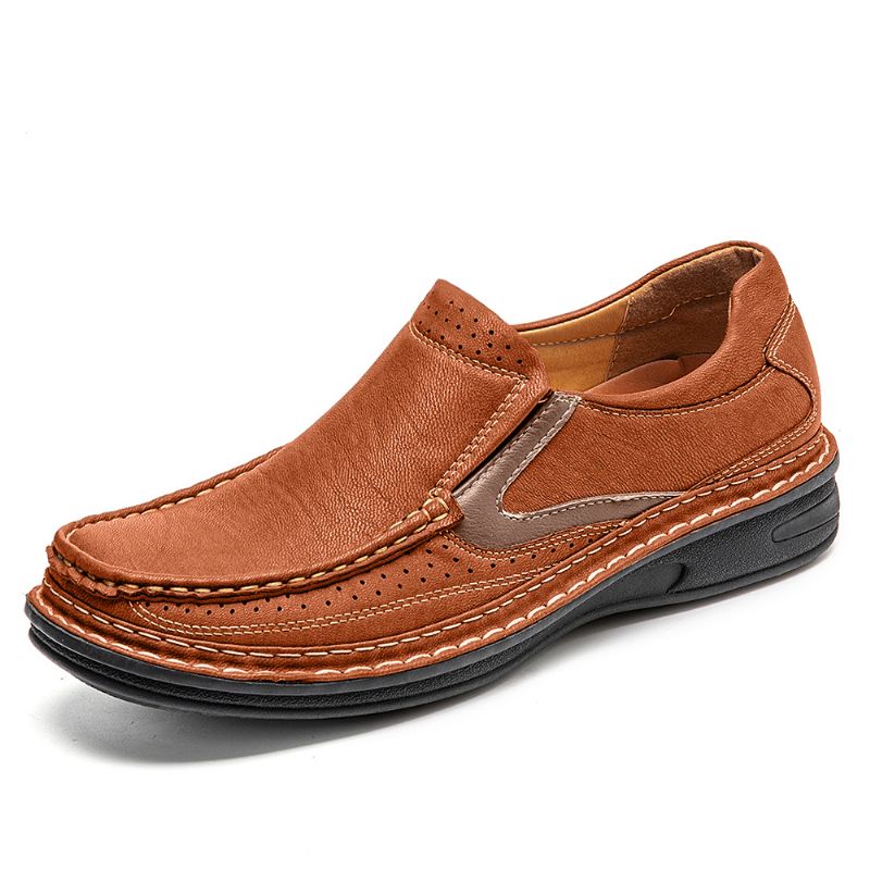 Heren Mesh Ademend Antislip Soft Sole Slip-on Casual Schoenen