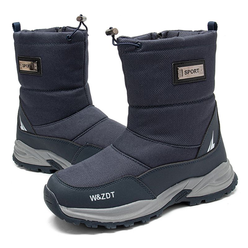 Heren Waterdicht Antislip Plus Fluwelen Dikker Warme Winter Outdoor Snowboots