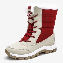 Winter Warme Pluche Voering Casual Halfhoge Snowboots