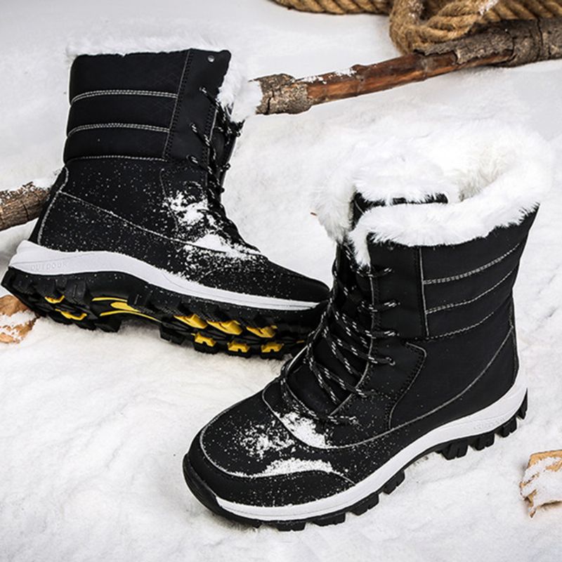 Winter Warme Pluche Voering Casual Halfhoge Snowboots