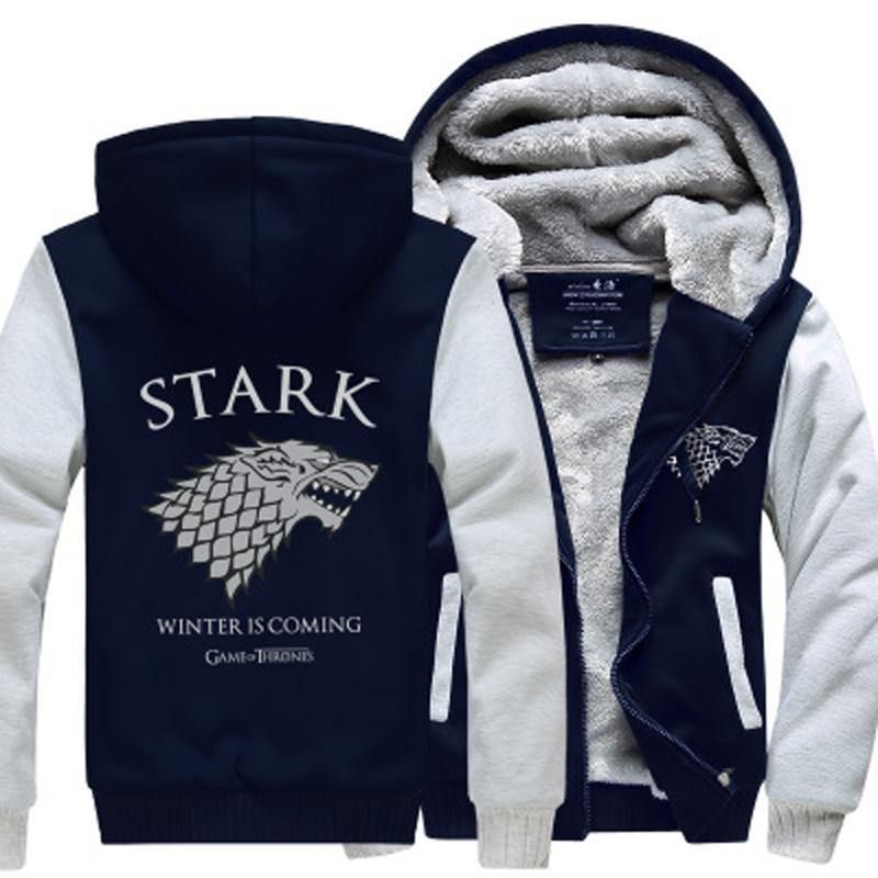 Fleece Dikker Sweatshirt Mannen Merk Hoge Kwaliteit Jassen Jas Heren Sweatshirt Game Of Thrones House