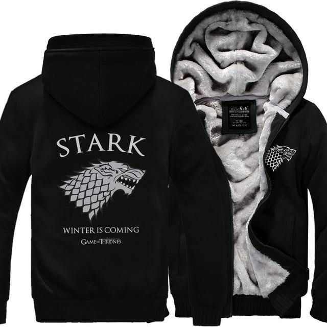 Fleece Dikker Sweatshirt Mannen Merk Hoge Kwaliteit Jassen Jas Heren Sweatshirt Game Of Thrones House