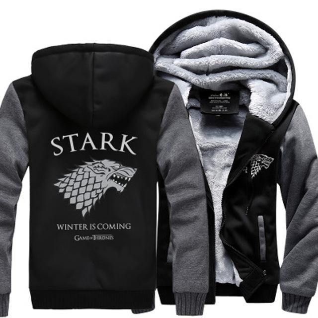 Fleece Dikker Sweatshirt Mannen Merk Hoge Kwaliteit Jassen Jas Heren Sweatshirt Game Of Thrones House