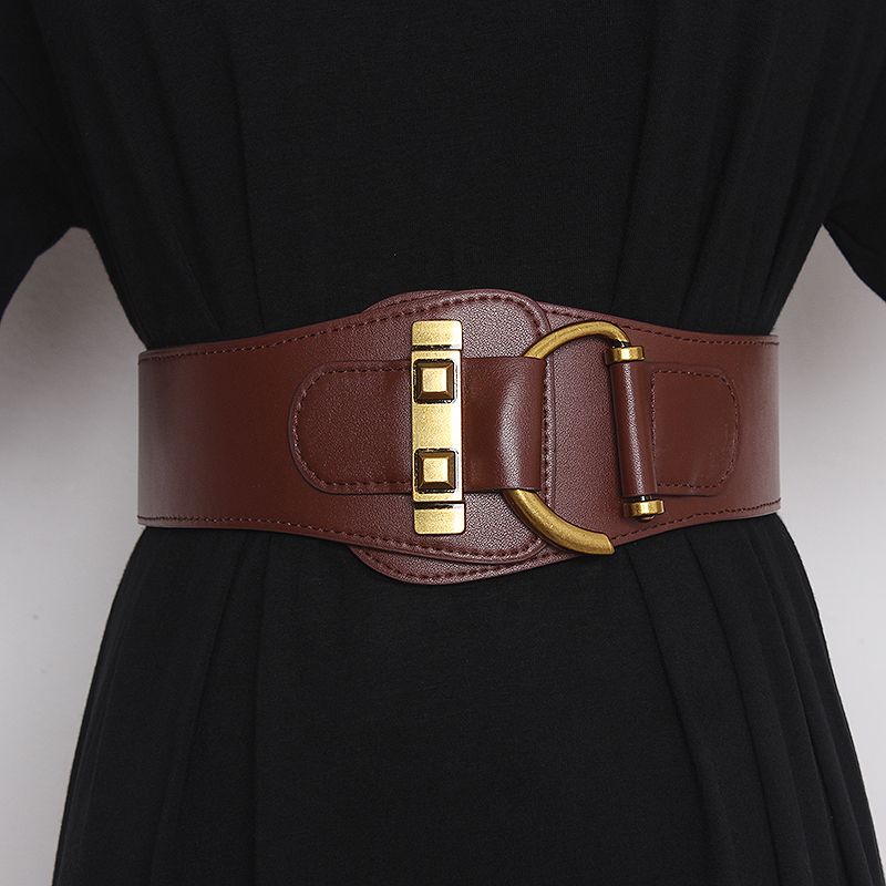 Brede Riem Dames Elastische Decoratie Met Jurk Taille Trui Veelzijdige Taille Donsjack Jas Taille Seal