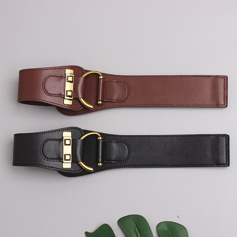 Brede Riem Dames Elastische Decoratie Met Jurk Taille Trui Veelzijdige Taille Donsjack Jas Taille Seal