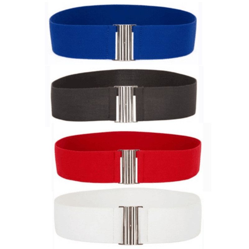 Elastische Tailleband Voor Dames Mode Elastische Brede Riem