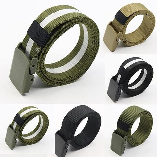 Herenmode Praktische Sport Tactische Militaire Nylon Gesp Taille Riem Tailleband