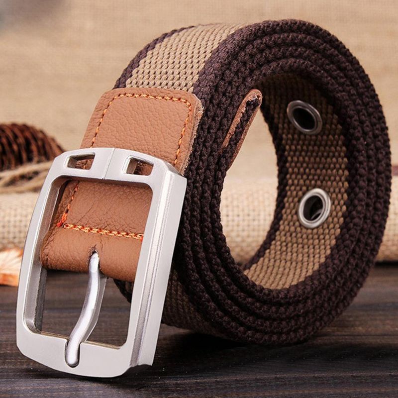 Mannen Mode Outdoor Sport Tailleband Canvas Verstelbare Casual Taille Riem Gift