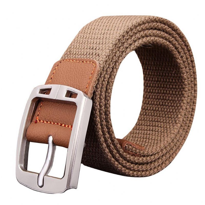 Mannen Mode Outdoor Sport Tailleband Canvas Verstelbare Casual Taille Riem Gift