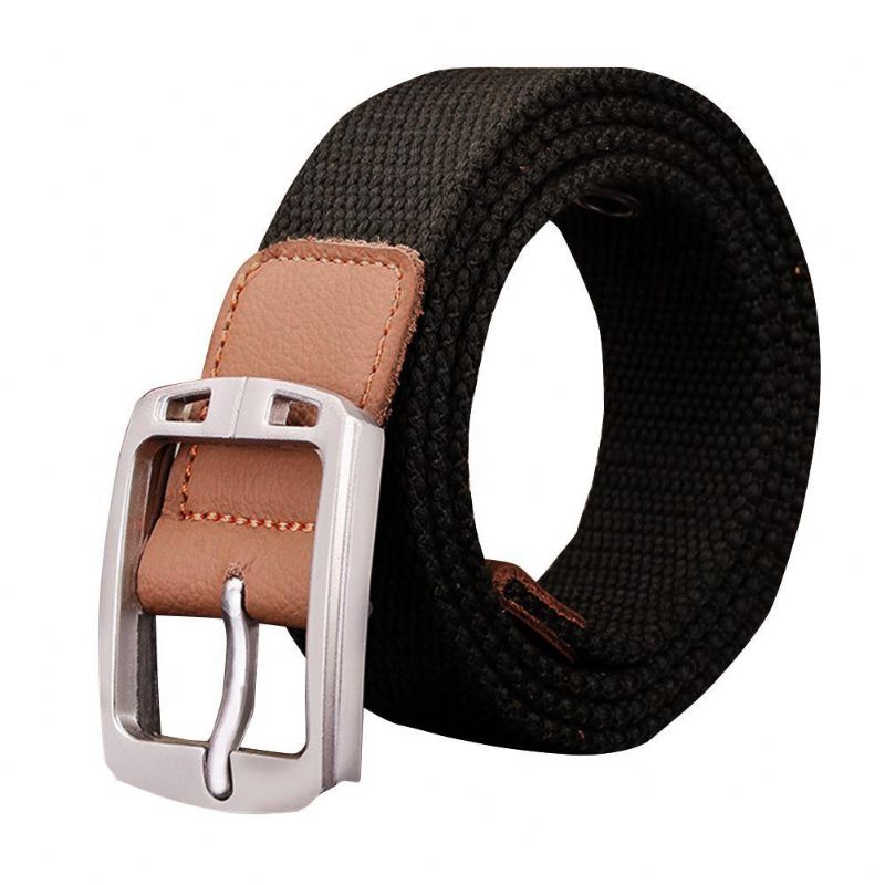 Mannen Mode Outdoor Sport Tailleband Canvas Verstelbare Casual Taille Riem Gift