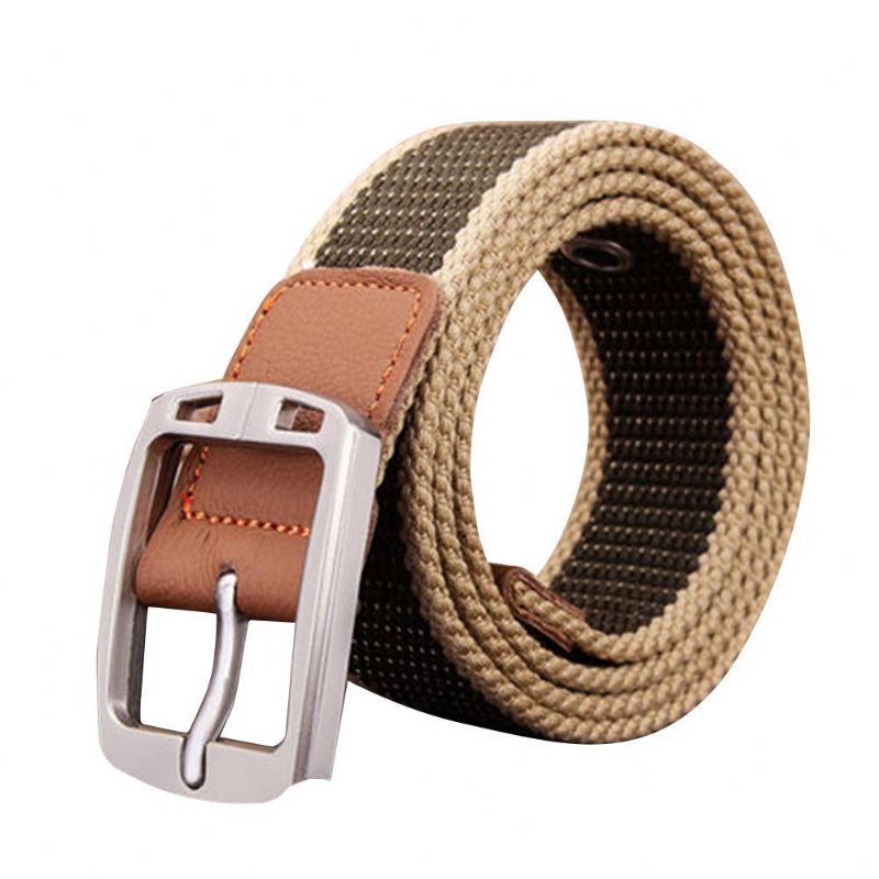 Mannen Mode Outdoor Sport Tailleband Canvas Verstelbare Casual Taille Riem Gift