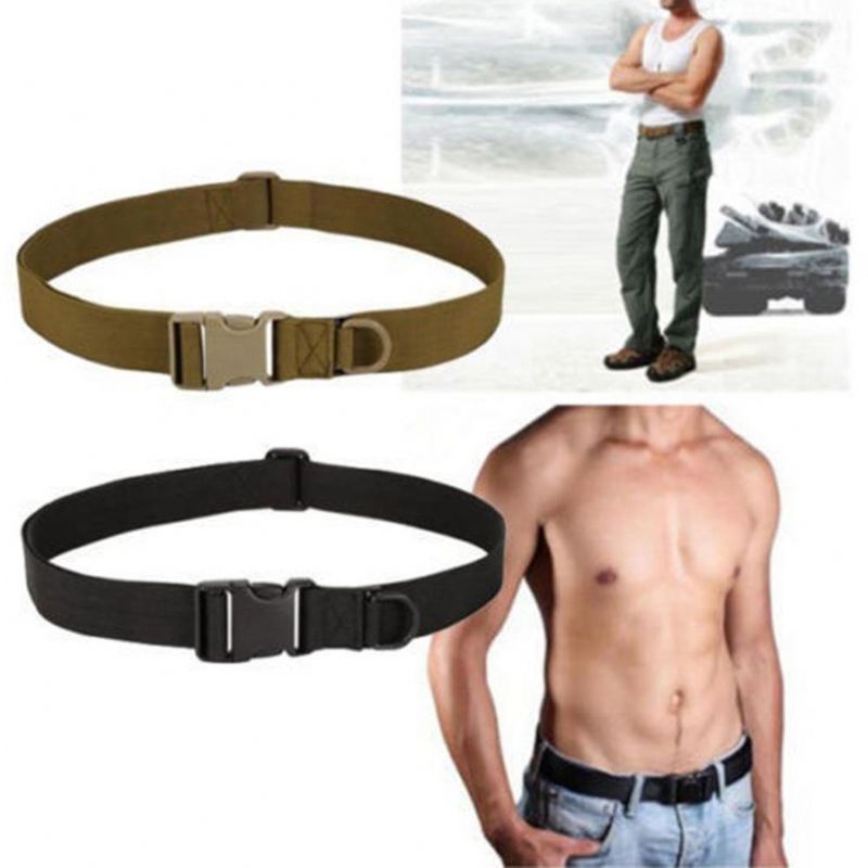 Mannen Verstelbare Tactical Combat Web Riem Gesp Tailleband Militaire Redding Rigger